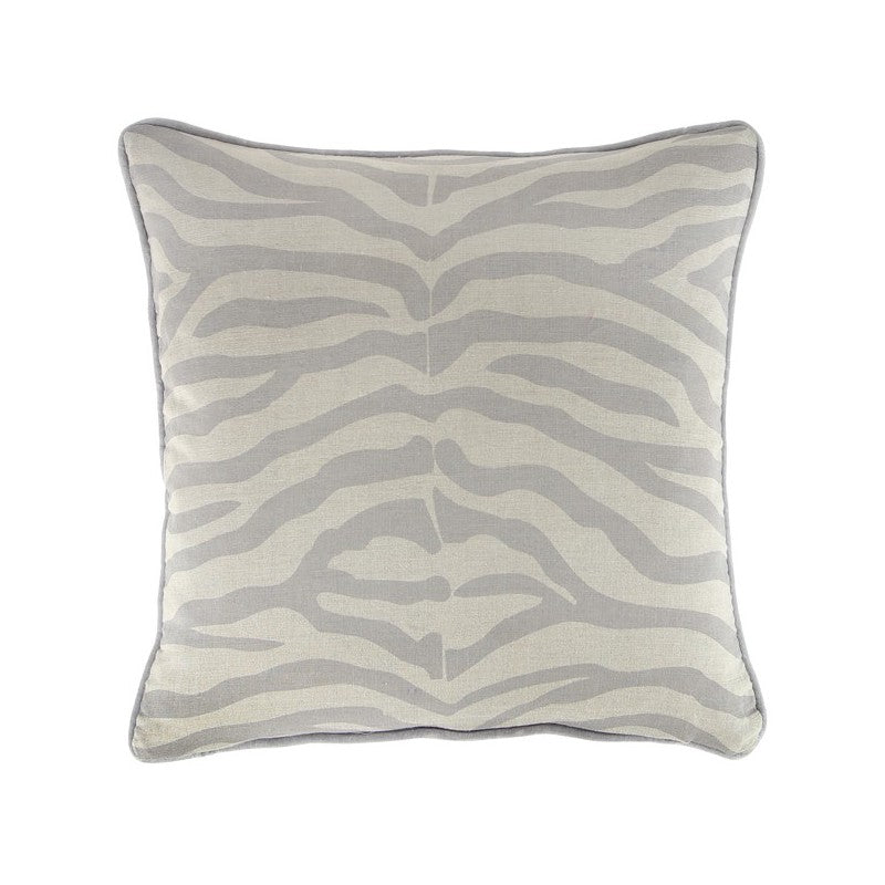 Zebra Grey Cushion 60x60cm Cushions | Ruggy