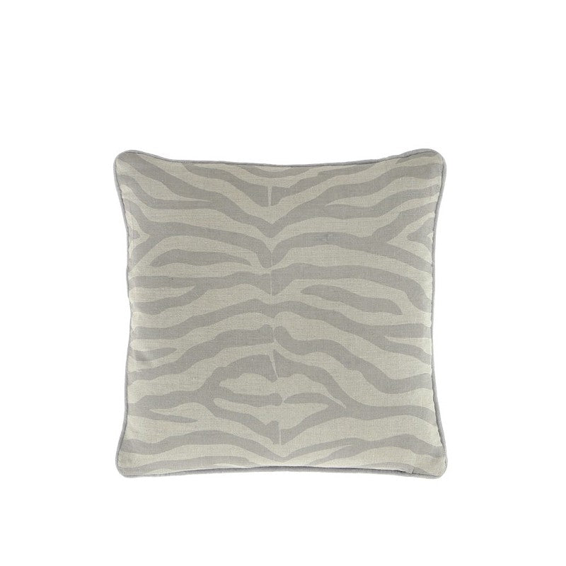 Zebra Grey Square Cushion 45x45cm Cushions | Ruggy