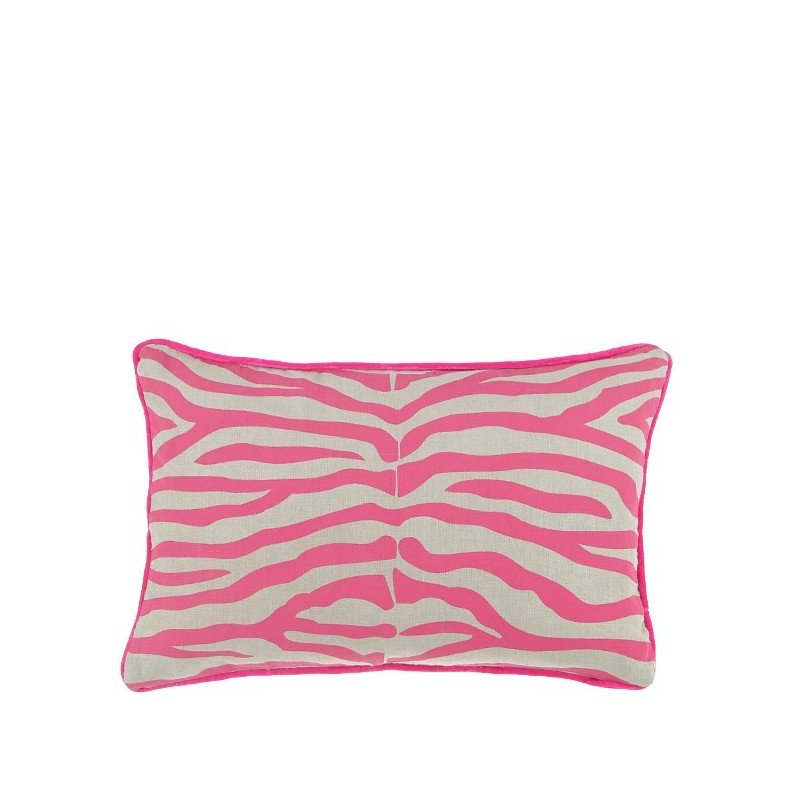 Zebra Pink Cushion 60x40cm Cushions | Ruggy