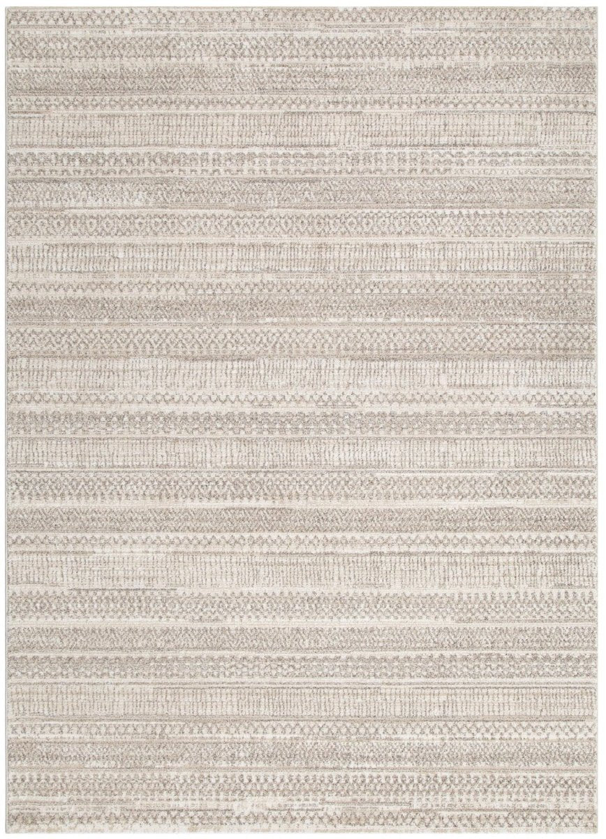 Zenda Distressed Tribal Beige Rug