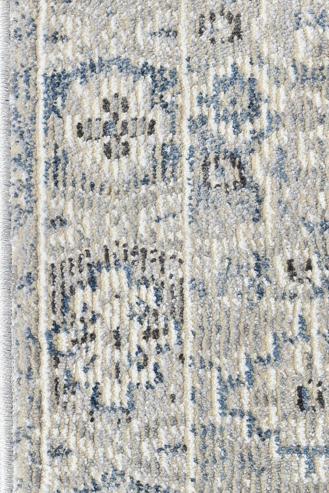 Zircon Blue Light Grey Rug