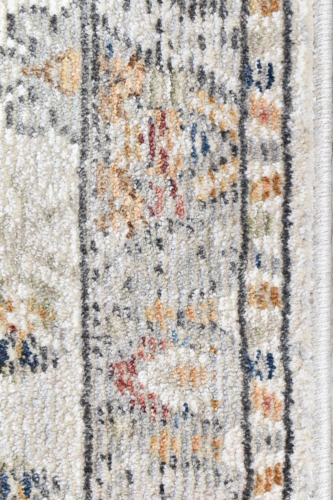 Zircon Floral Cream Hallway Runner