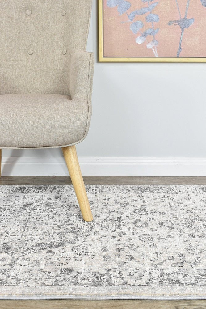 Zircon Grey Tradtional Rug