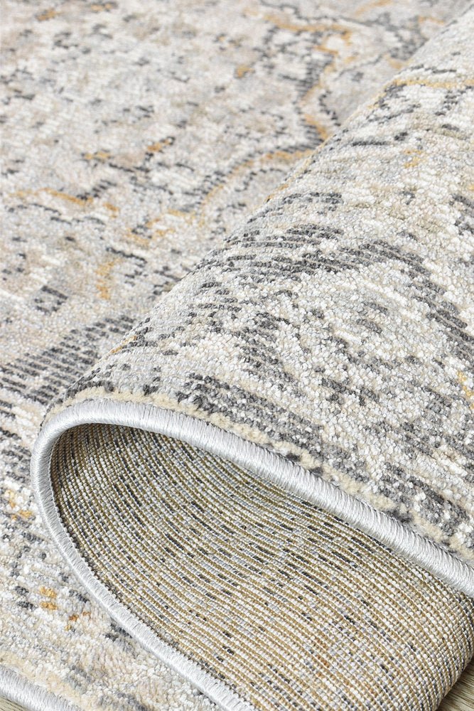 Zircon Light Grey Traditional Rug