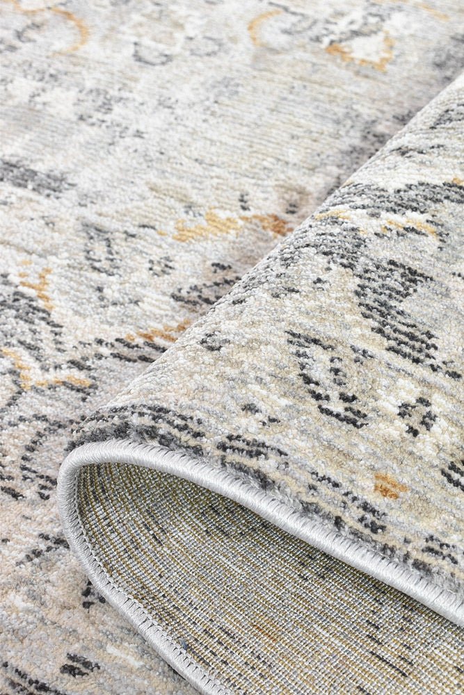 Zircon Light Grey Traditional Rug