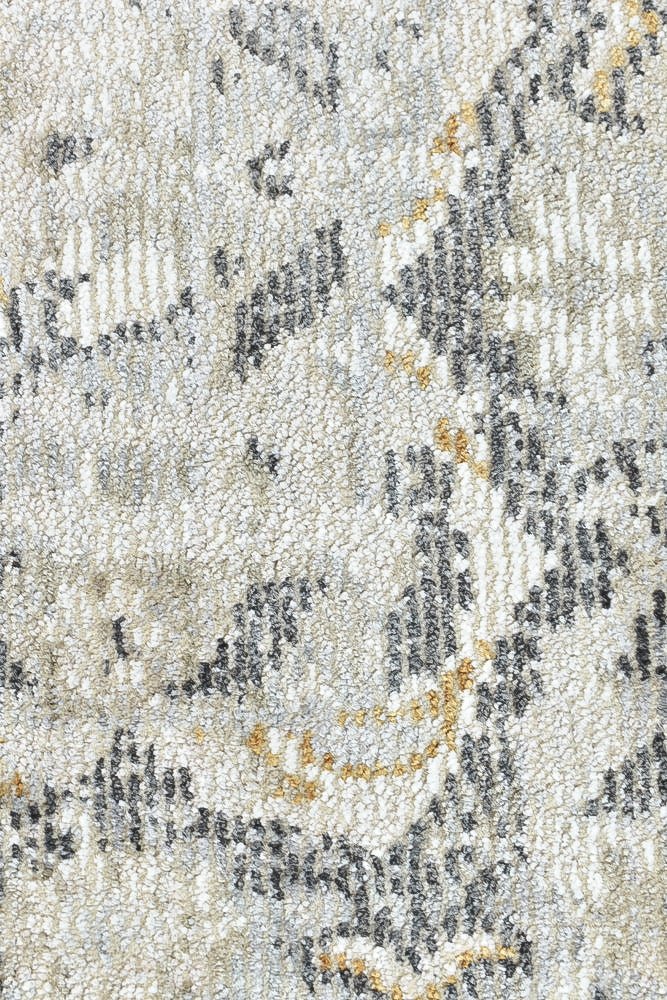 Zircon Light Grey Traditional Rug