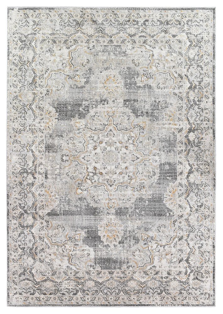 Zircon Light Grey Traditional Rug