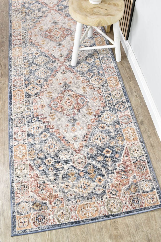 Zircon Light Grey Transitional Hallway Runner