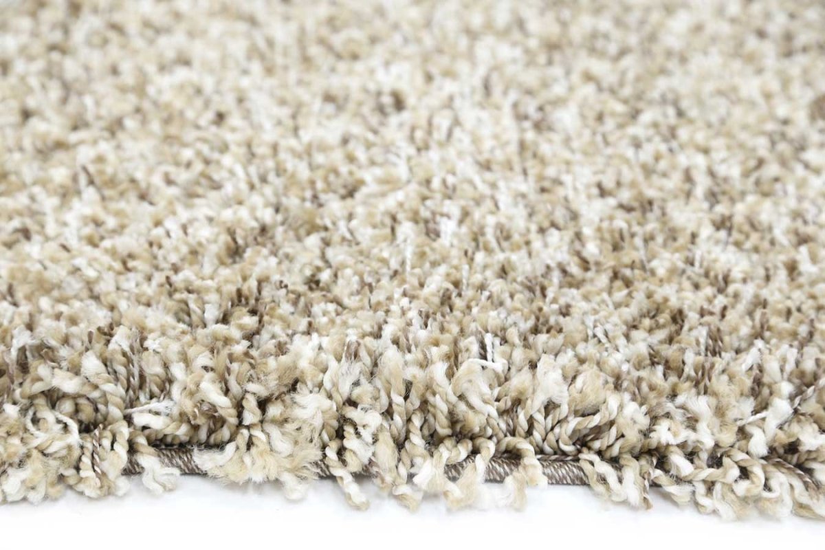 Allure Plush Beige Shaggy Rug - Ruggy