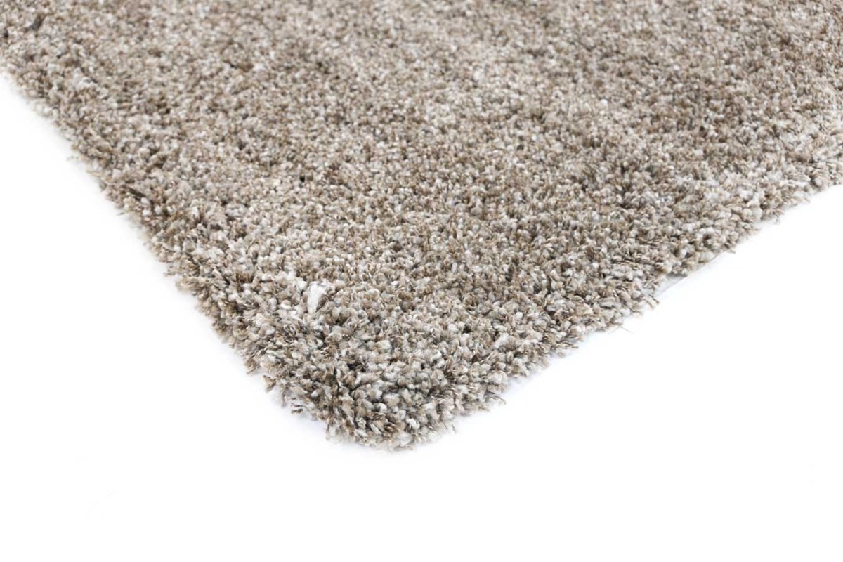 Allure Plush Brown Beige Shaggy Rug - Ruggy