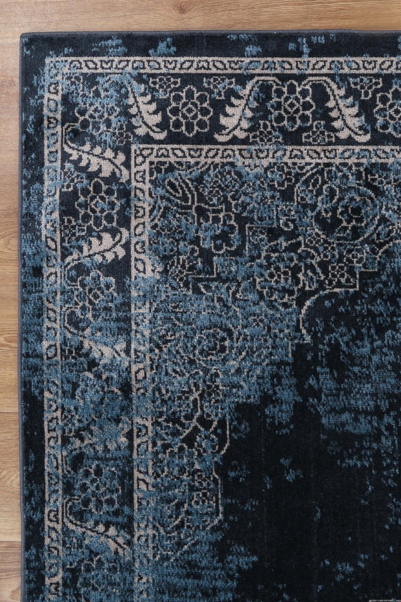 Artify Algeciras Blue Transitional Soft Rug - Ruggy