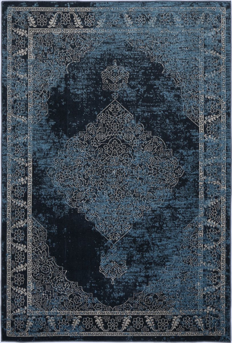 Artify Algeciras Blue Transitional Soft Rug - Ruggy