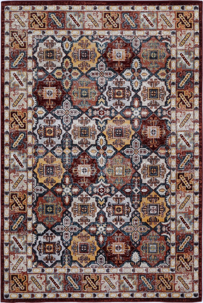 Artify Dalian Multi Traditional Soft Rug - Ruggy