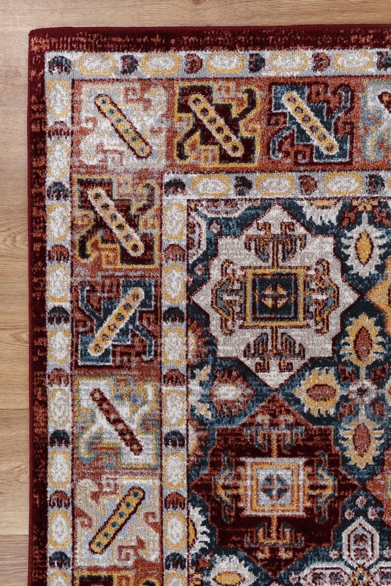 Artify Dalian Multi Traditional Soft Rug - Ruggy