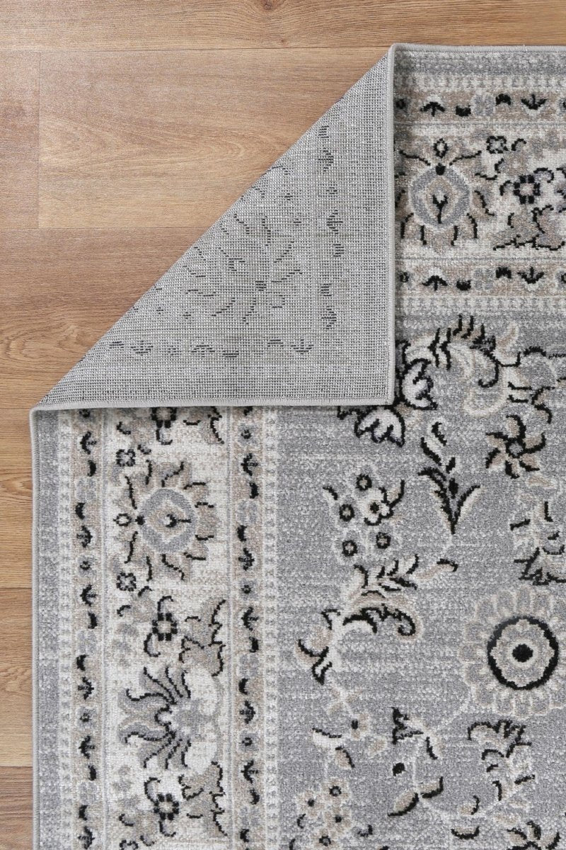 Artify Hamburg Grey Traditional Rug - Ruggy