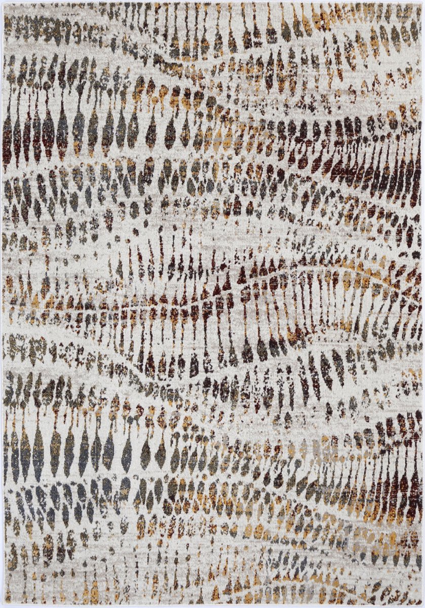 Artify Jeddah Multi Abstract Soft Rug - Ruggy