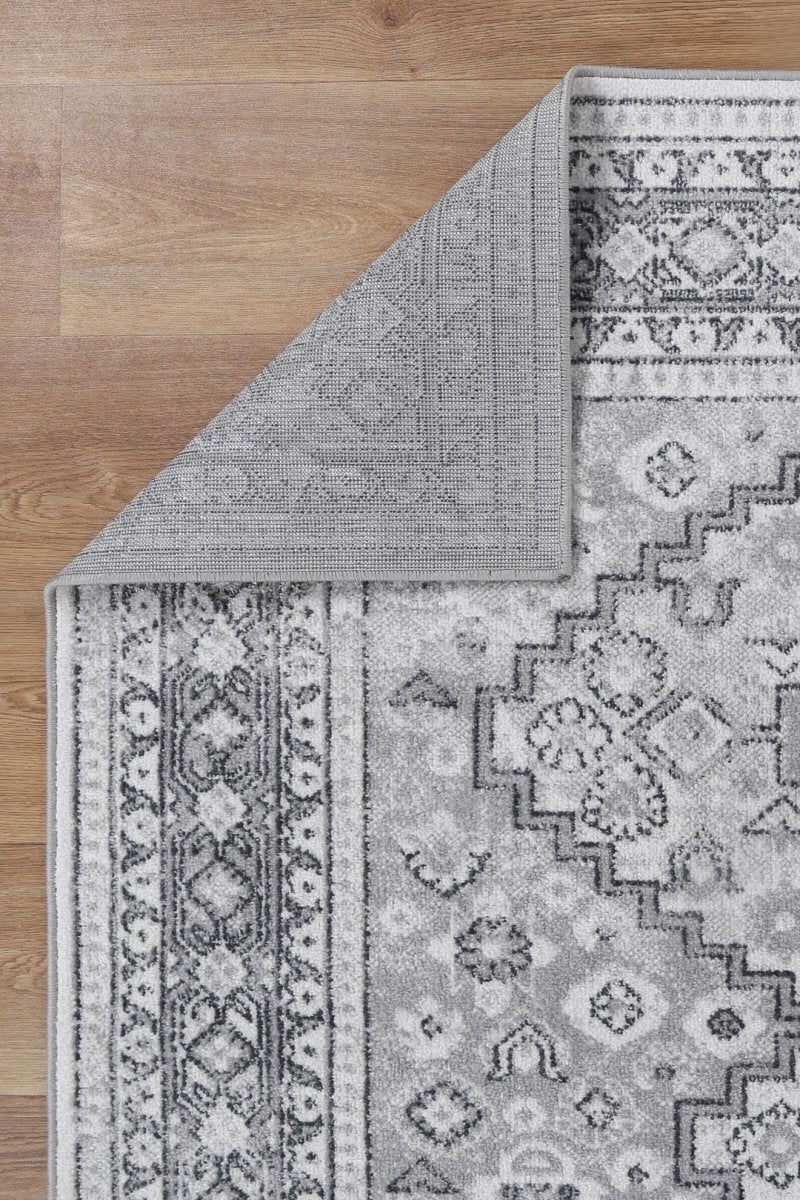 Artify Mundra Grey Tribal Soft Rug - Ruggy