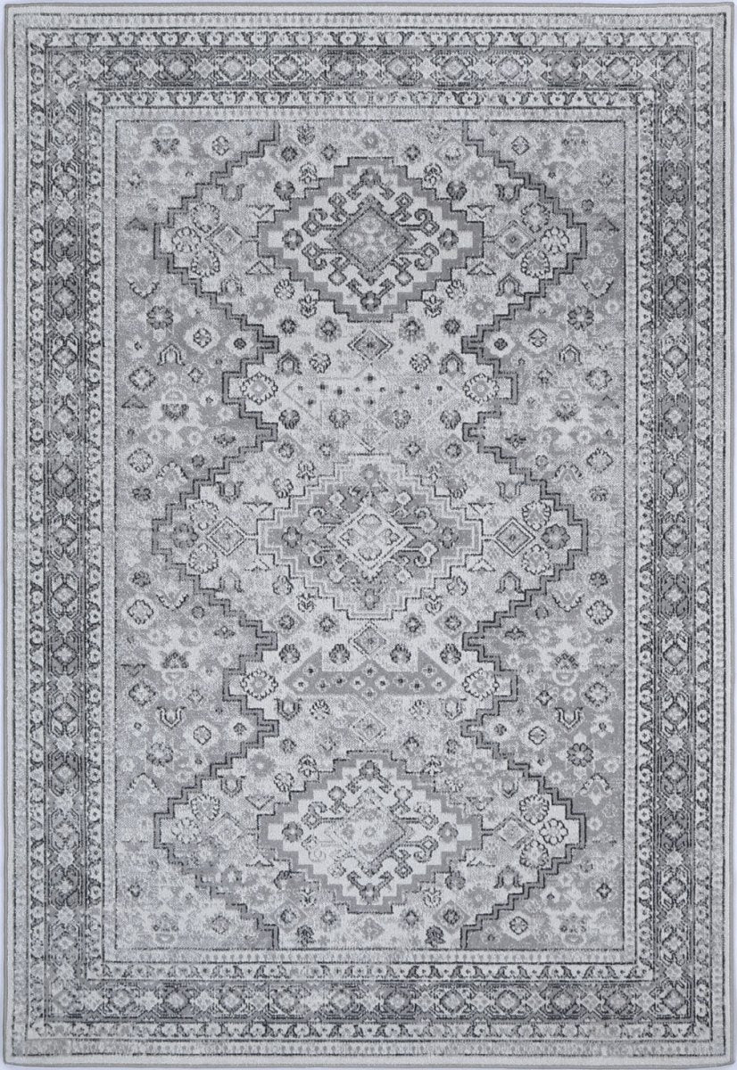 Artify Mundra Grey Tribal Soft Rug - Ruggy