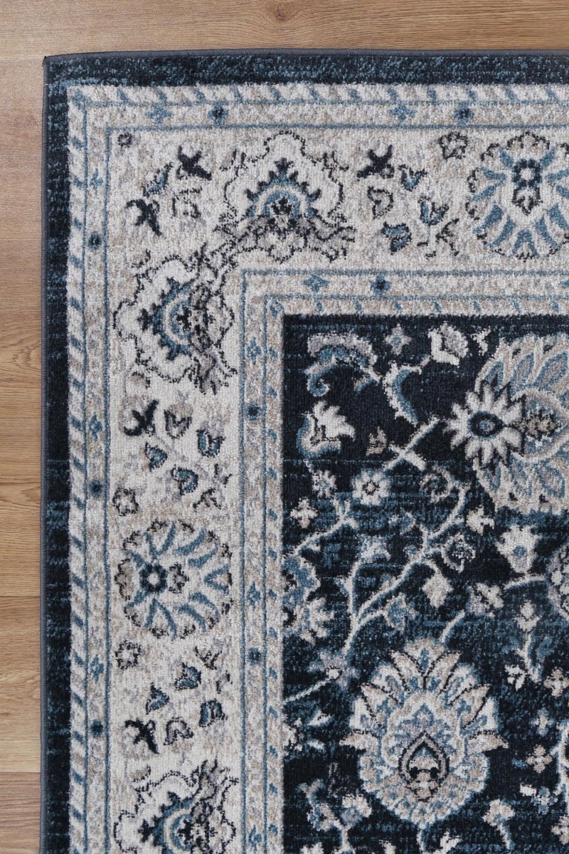 Artify Salalah Blue Traditional Soft Rug - Ruggy