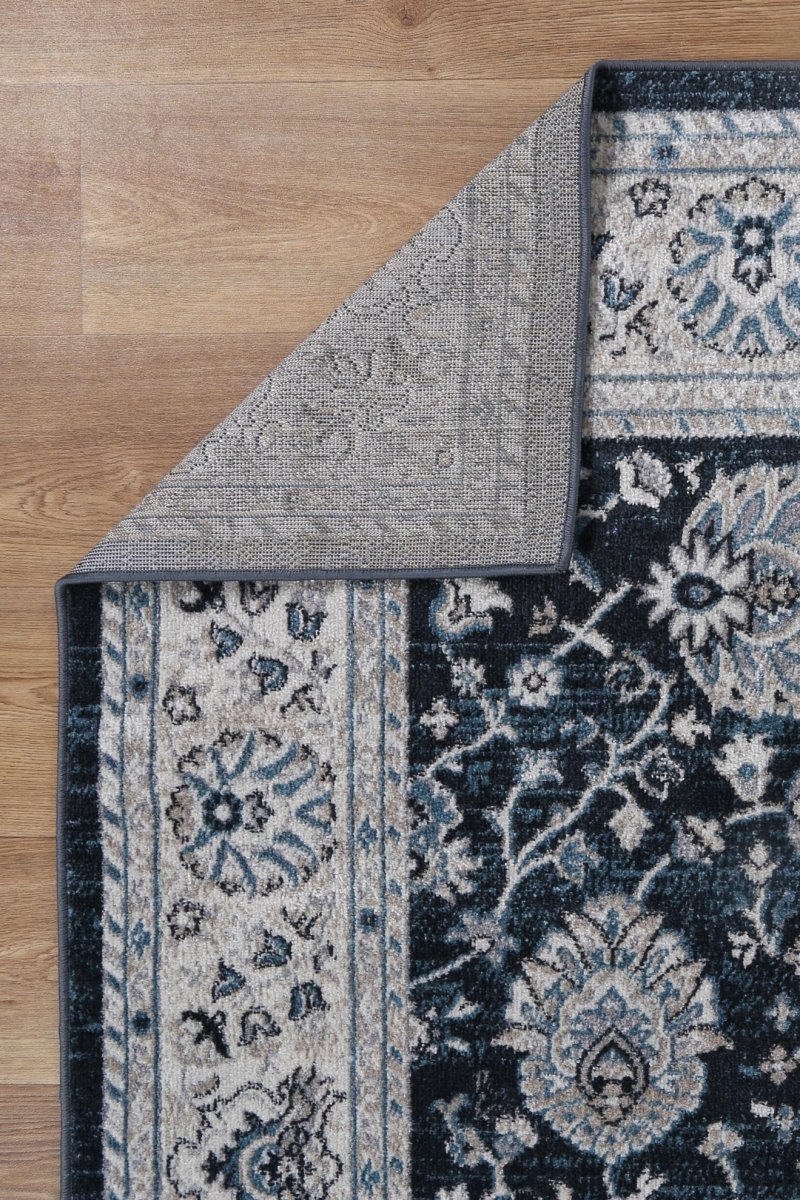 Artify Salalah Blue Traditional Soft Rug - Ruggy