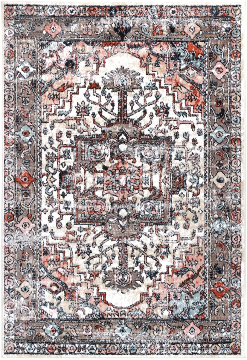 Artique Traditional Beige Rug - Ruggy