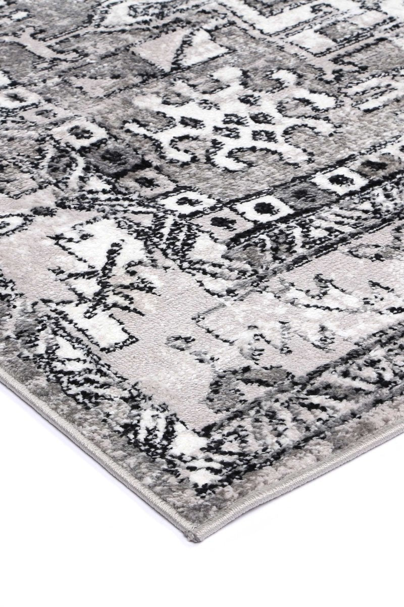 Artique Traditional Grey Rug - Ruggy