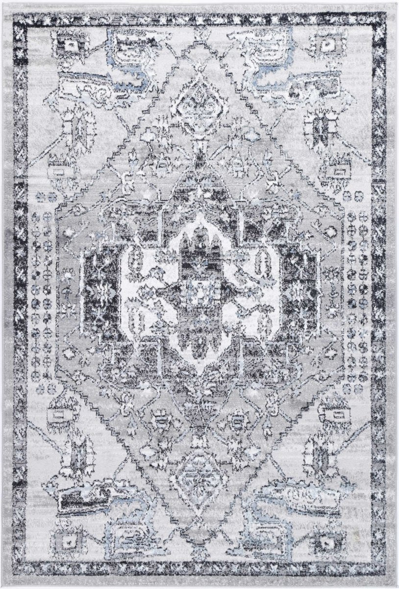 Artique Traditional Light Grey Rug - Ruggy