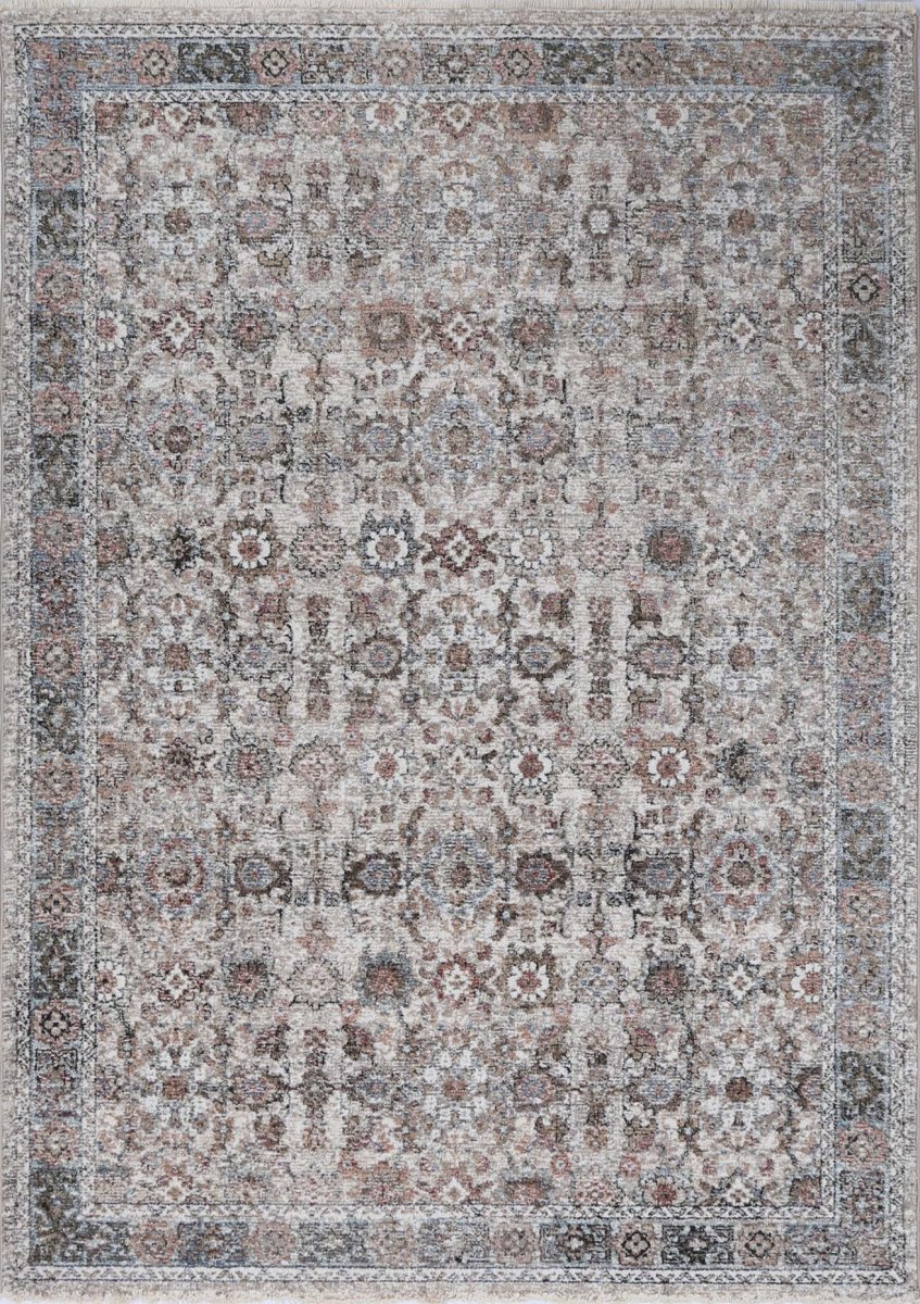 Bordura Vintage Cedercroft Beige/Rust Rug - Ruggy