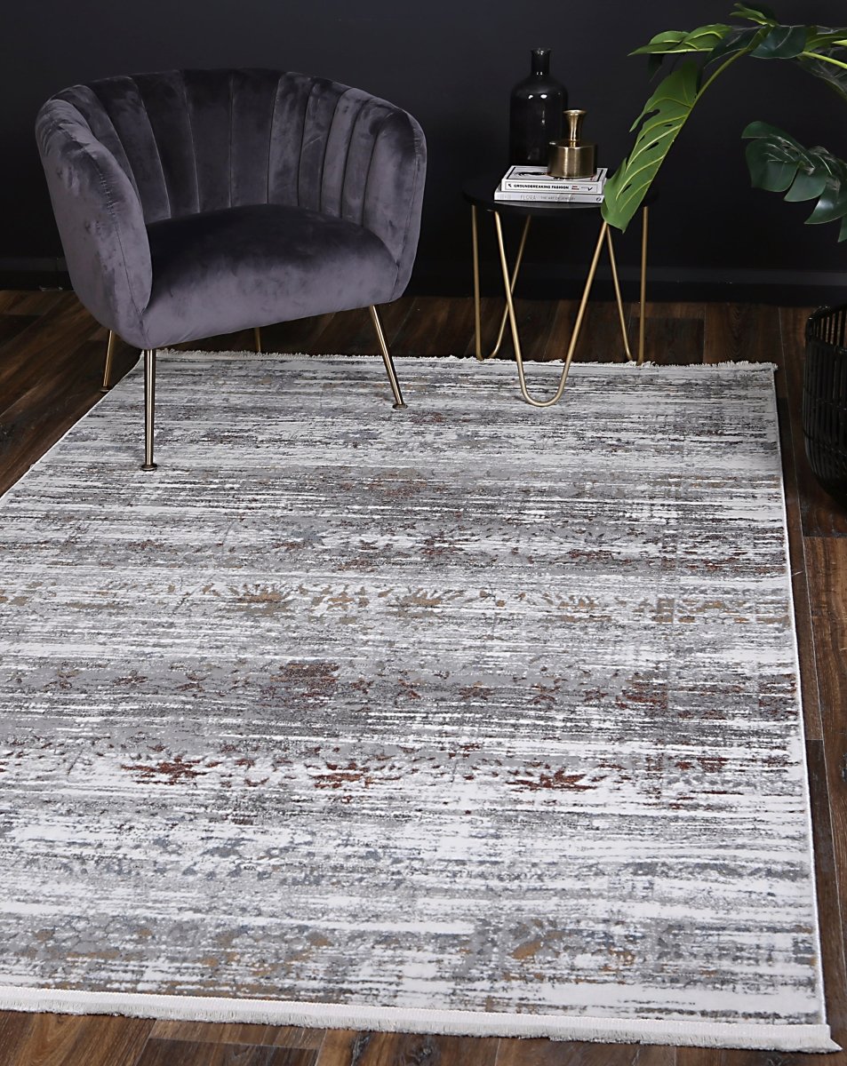 Celestial Classic Grey Multi Rug - Ruggy