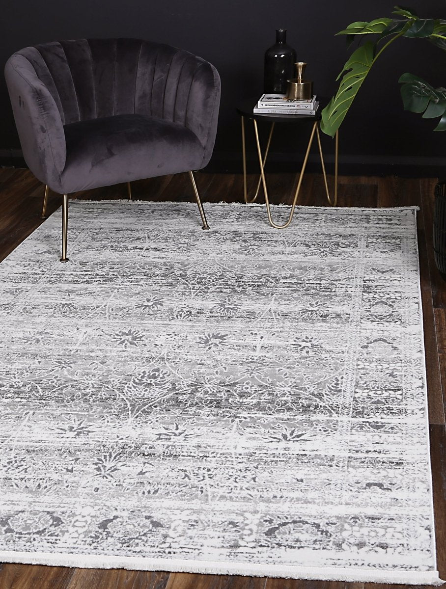 Celestial Classic Grey Rug - Ruggy