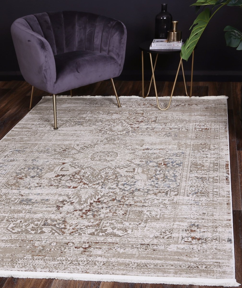 Celestial Herati Beige & Multi Rug - Ruggy