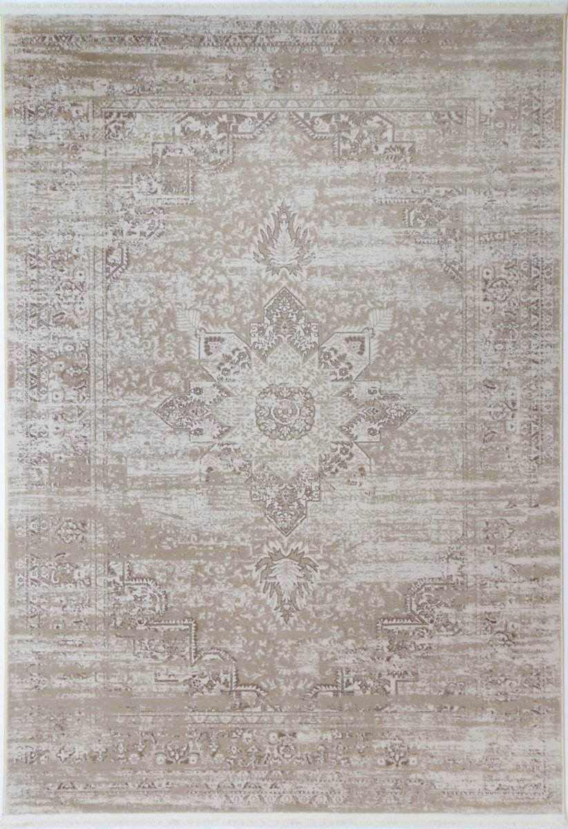 Celestial Medalion Beige Rug - Ruggy