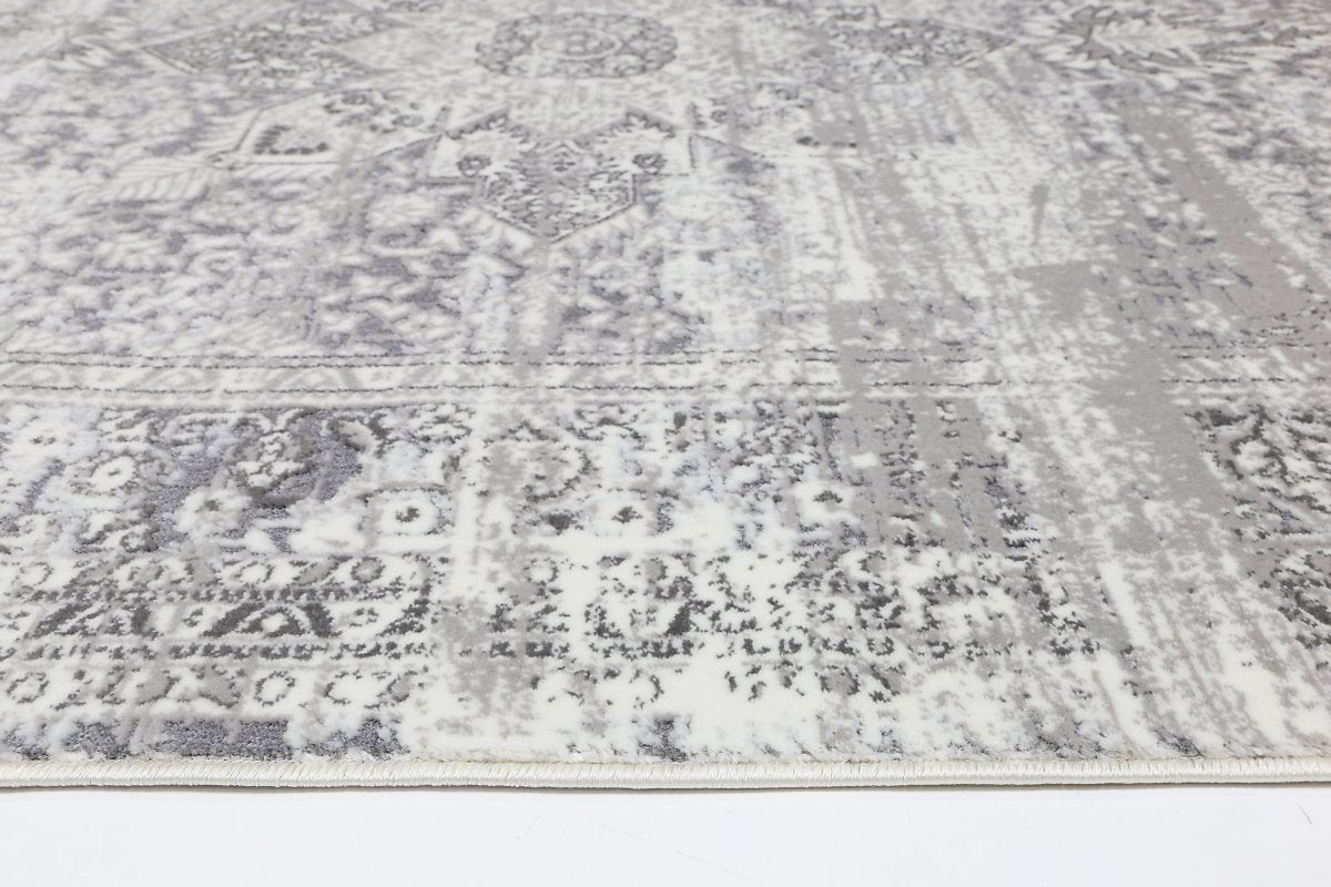 Celestial Medalion Grey Rug - Ruggy