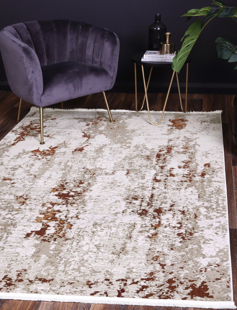 Celestial One Modern Beige Terracotta Rug - Ruggy