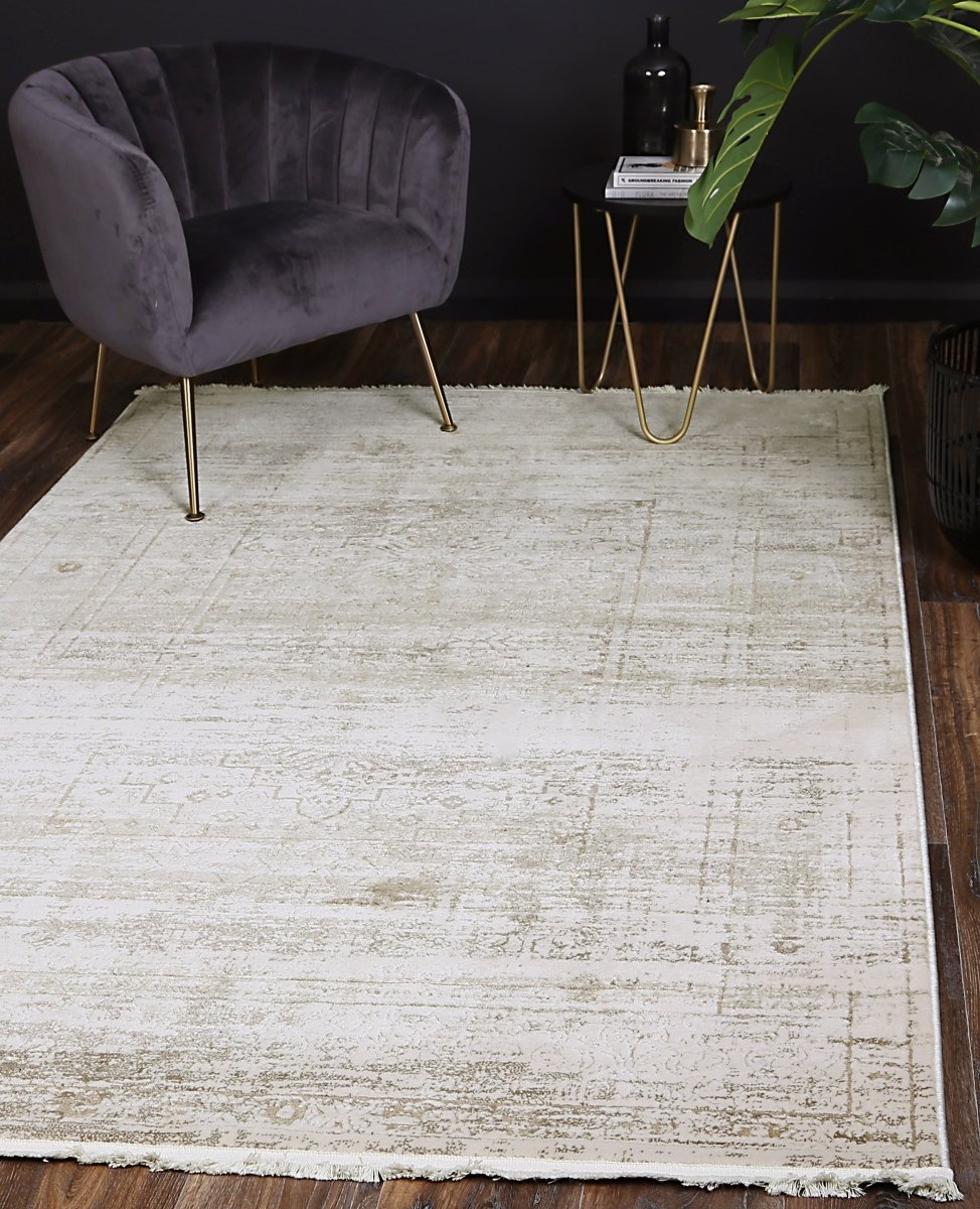 Celestial Traditional Beige Rug - Ruggy