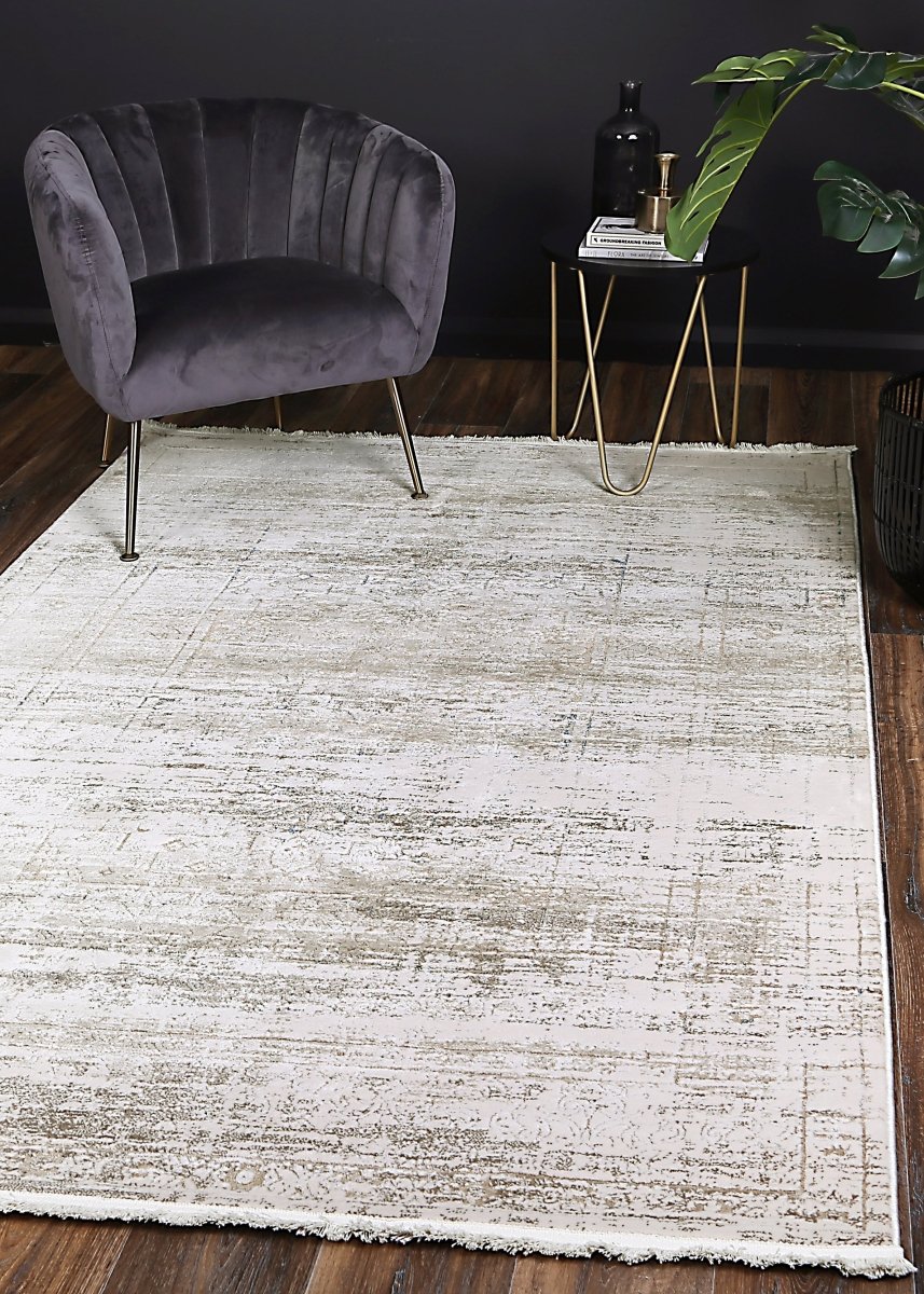 Celestial Traditional Grey Blue Rug - Ruggy