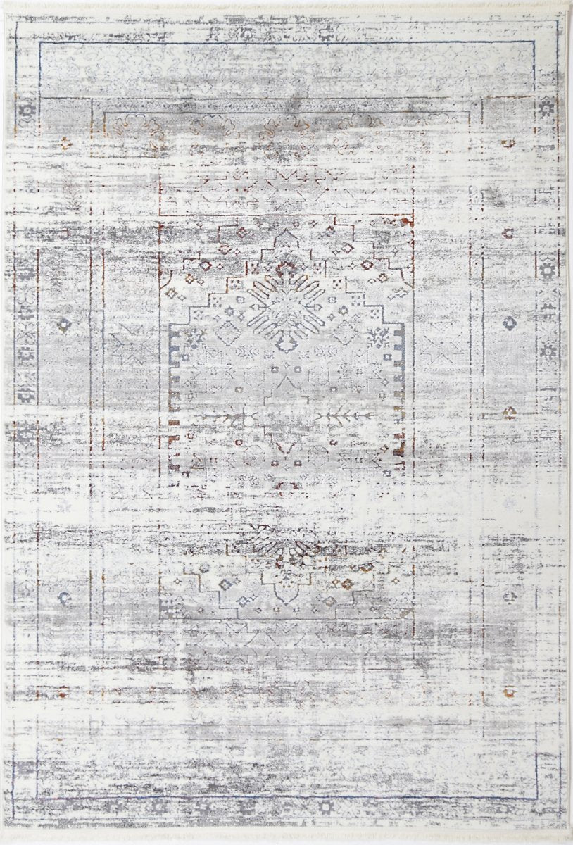 Celestial Traditional Grey Multi Rug - Ruggy