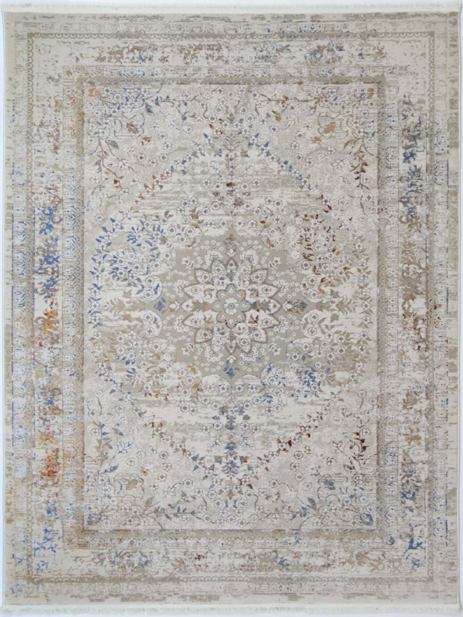 Celestial Vintage Medalion Beige Multi Rug - Ruggy