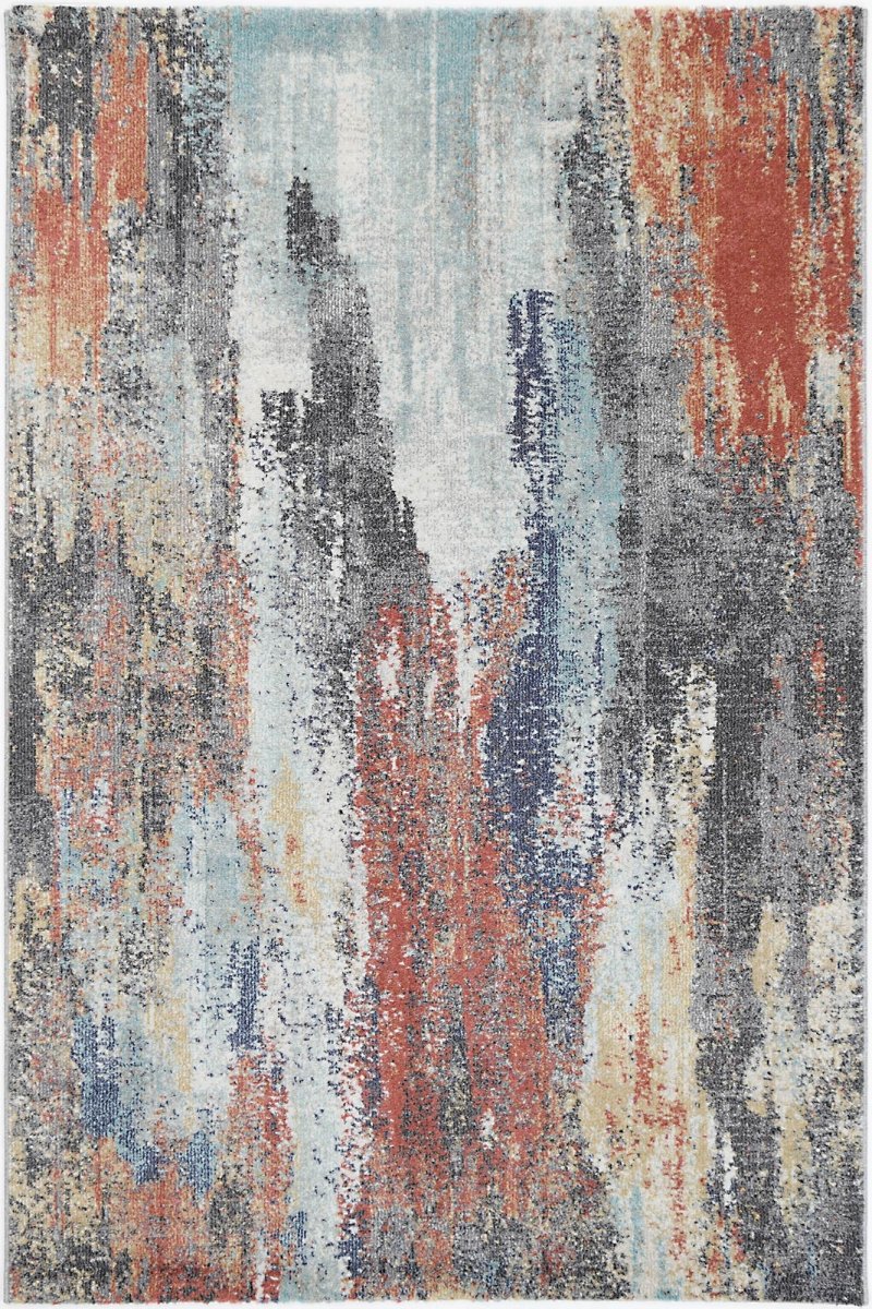 Crisp Abstract Multi Rug - Ruggy