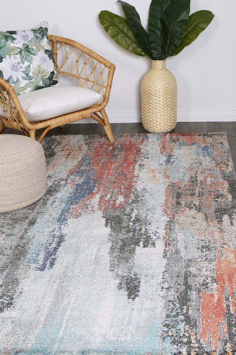 Crisp Abstract Multi Rug - Ruggy