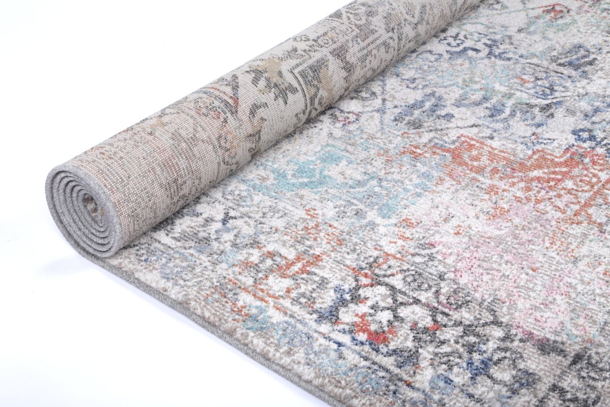 Crisp Maria Grey & Multi Transitional Rug - Ruggy