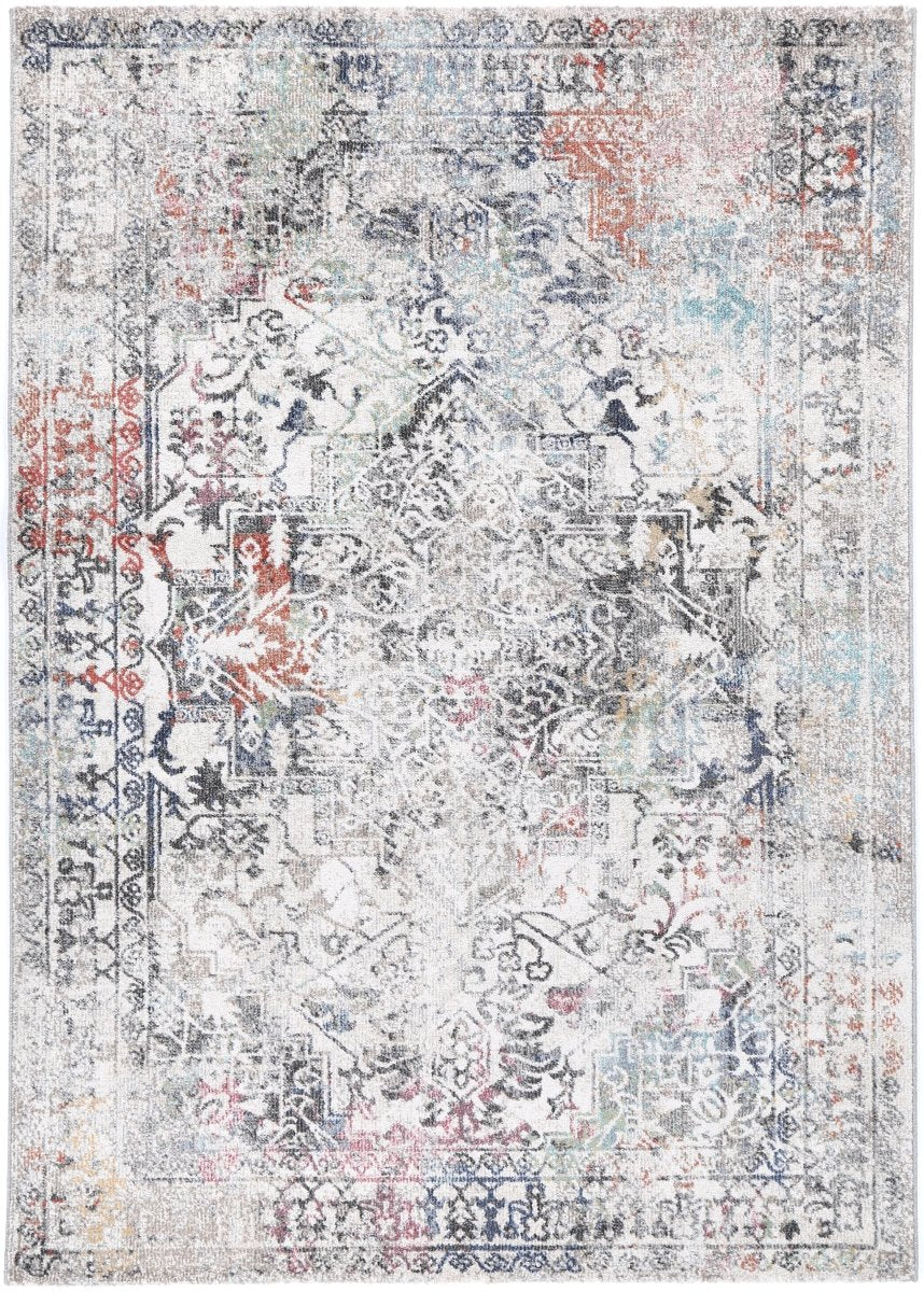 Crisp Maria Grey & Multi Transitional Rug - Ruggy