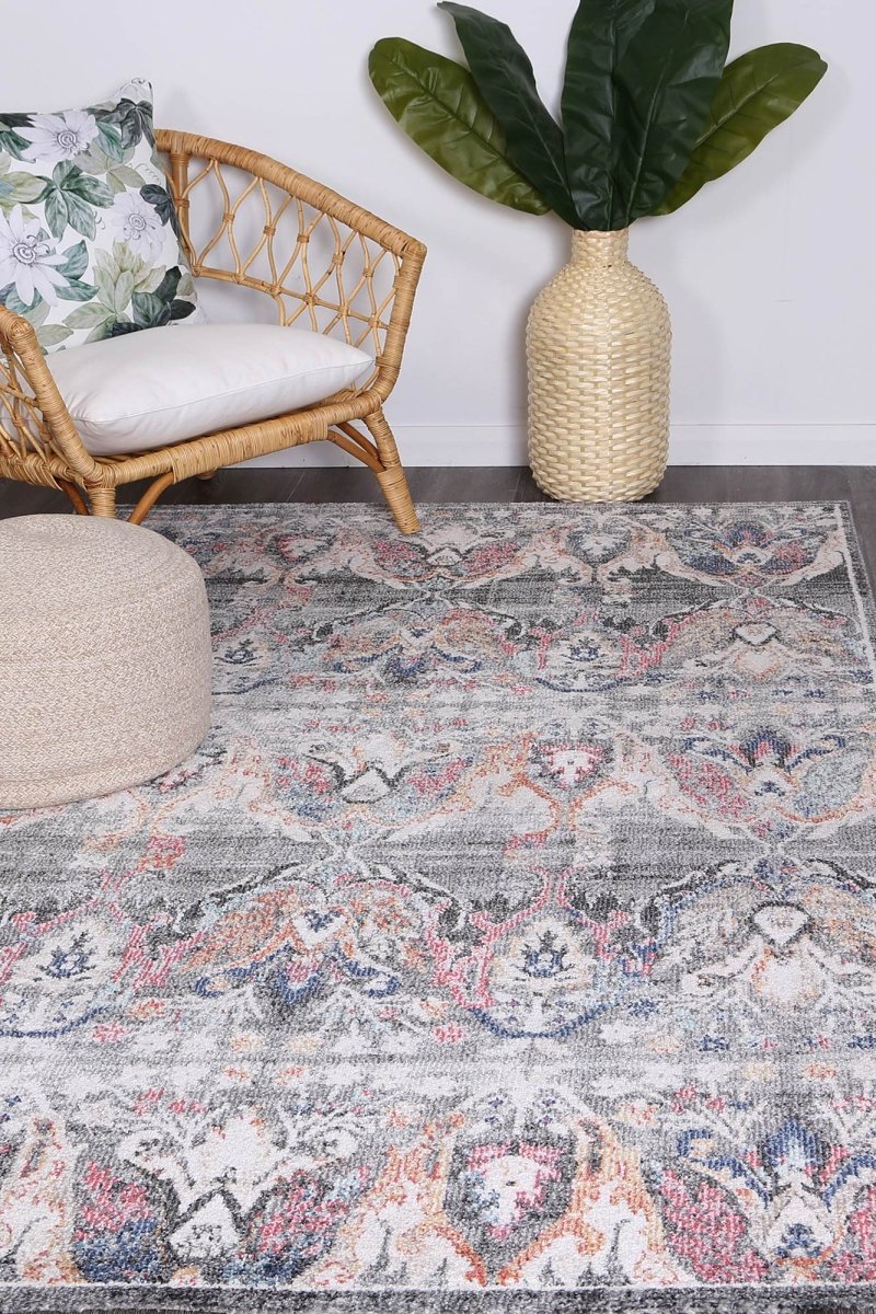 Crisp Transitional Muted Mullti Rug - Ruggy