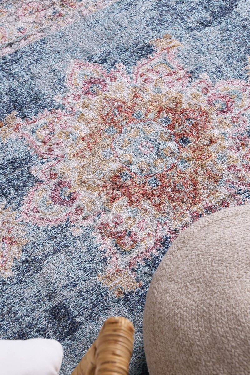 Crisp Transitional Navy Rug - Ruggy