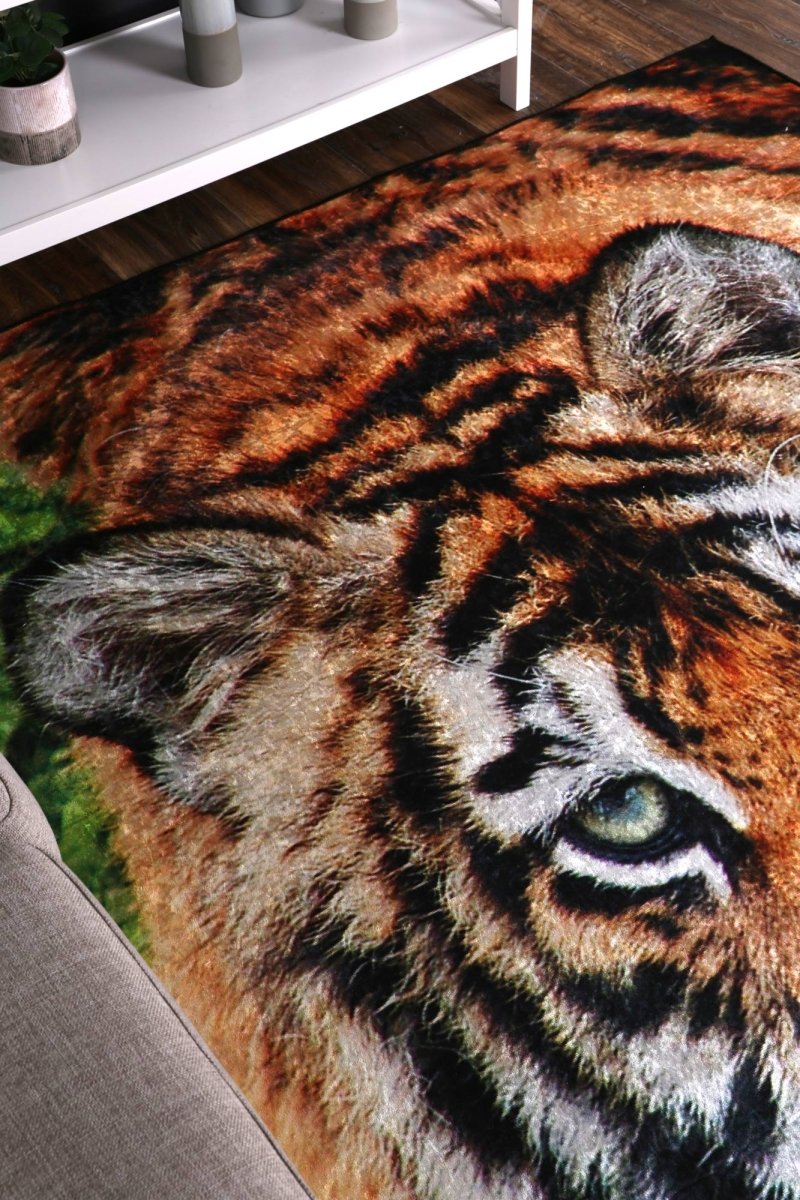 Dazzle Tiger Art Rug - Ruggy