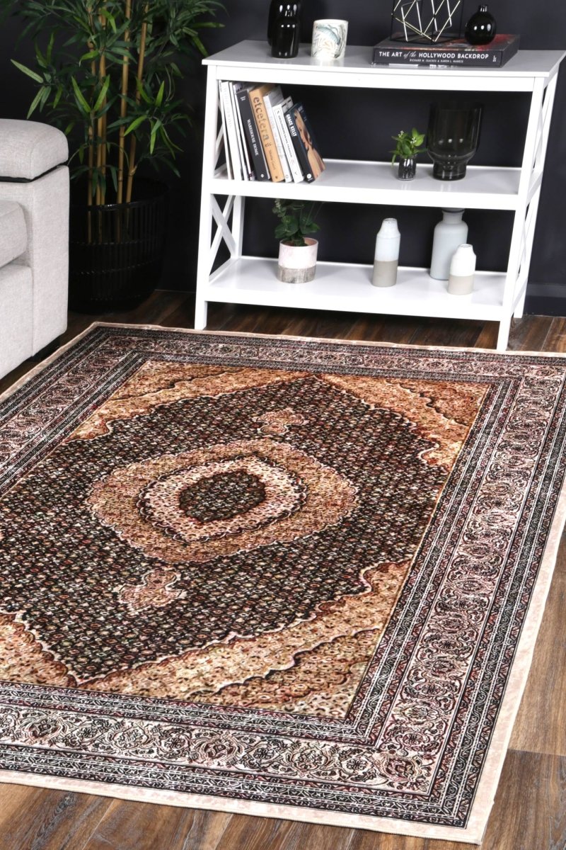 Dazzle Traditional Gold Rug - Ruggy