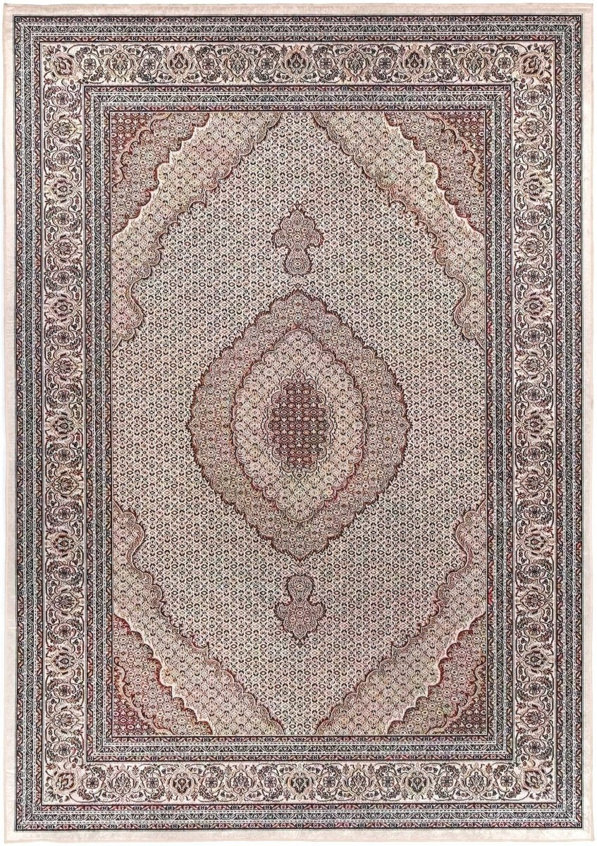 Dazzle Transitional Brown Ivory Rug - Ruggy