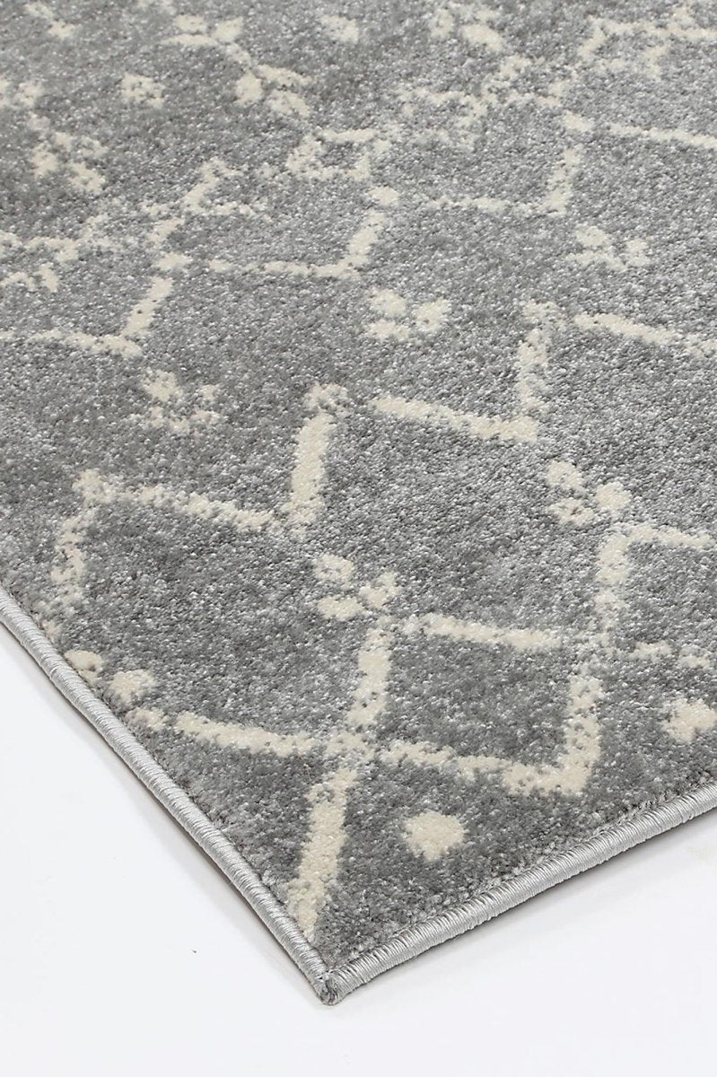 Eclipse Grey Ivory Rug - Ruggy