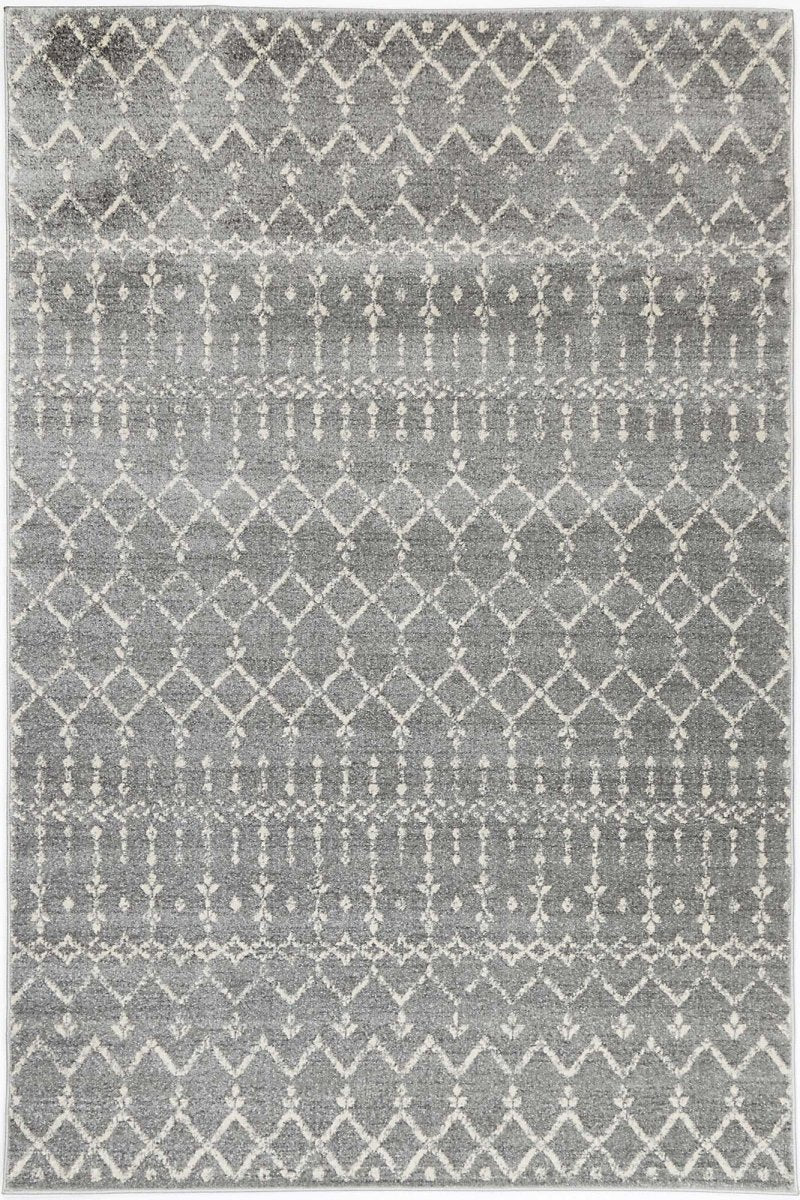 Eclipse Grey Ivory Rug - Ruggy