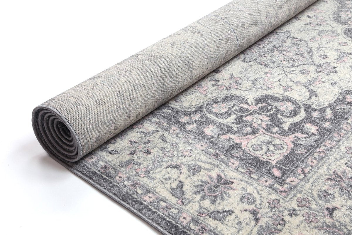 Eclipse Grey Oriental Rug - Ruggy